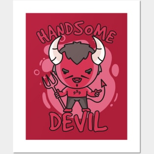 Kawaii Handsome Devil Posters and Art